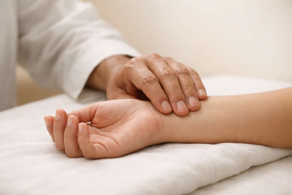 pulse diagnosis nadi pariksha